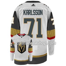 Adidas Maillot de Hockey Vegas Golden Knights WILLIAM KARLSSON 71 Blanc Authentic - Homme
